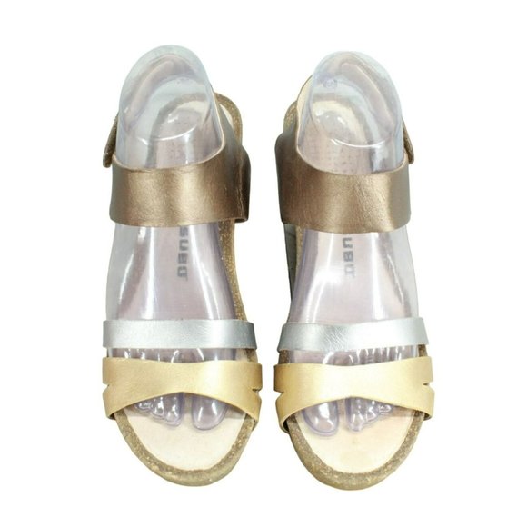 Tsubo Nilanti Multicolor Leather Adjustable Strap Wedge Sandals Size 9.5 - Picture 3 of 10